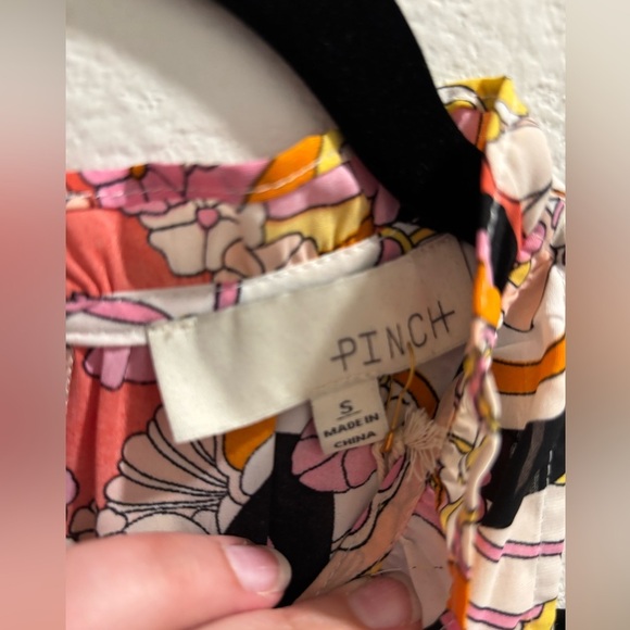 NWT Pinch Brynnah Funky Floral, Maxi Black Multi // size S - Picture 4 of 8